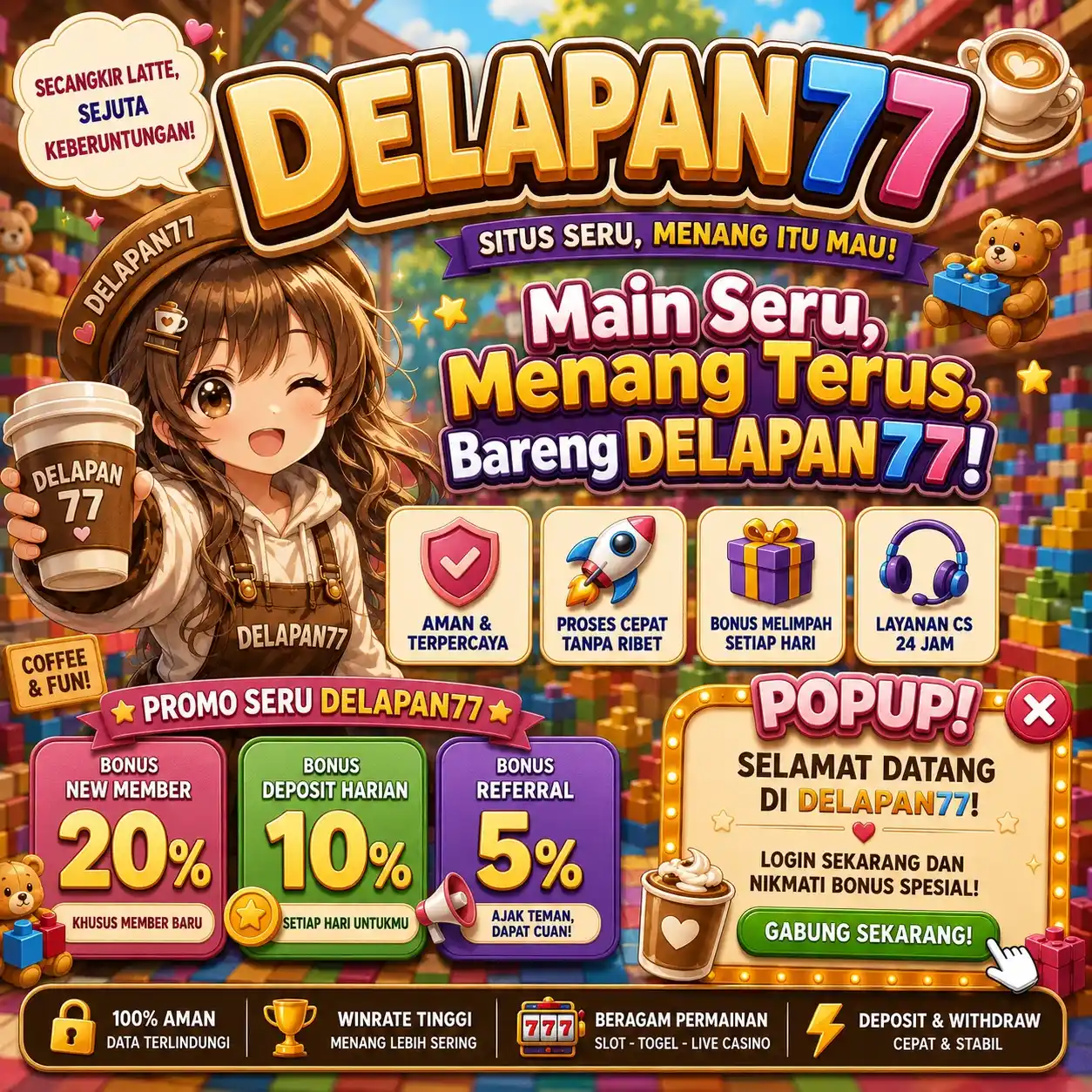 DELAPAN77 Banner
